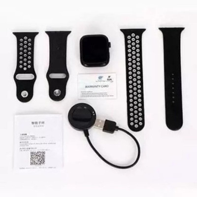 MindsArt T55 Android & IOS With Dual Belt And Calling Features Smartwatch(Black Strap, Free)