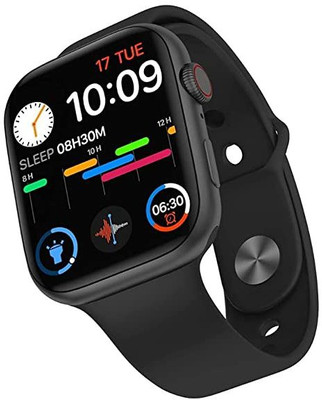 technofill T55 series 7 smart watch for men & women Smartwatch(Black Strap, Regular)