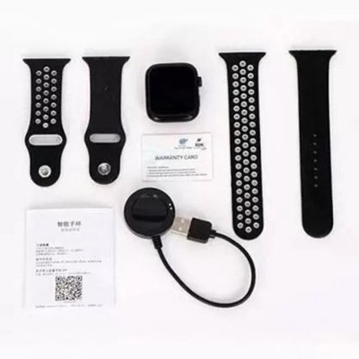 MindsArt T55 Android & IOS M.I Dual Belt Watchphone Smartwatch(Black Strap, Free)