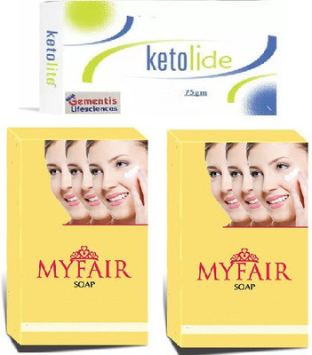 gementis SOAP 75GM + BEAUTY MY FAIR SOAP 75GM PACK OF TWO(3 x 75 g)