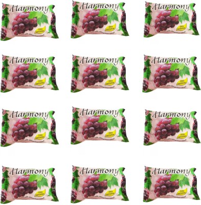 Harmony Grape Extract Fruity Soap pack of 12pcs (75g)(12 x 75 g)