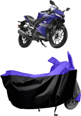 Amexride Two Wheeler Cover for Yamaha(YZF R15 S, Blue, Black)