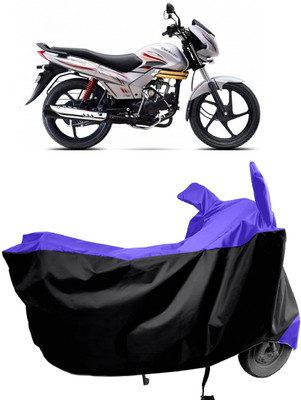 Amexride Two Wheeler Cover for Mahindra(Centuro XT, Black, Blue)