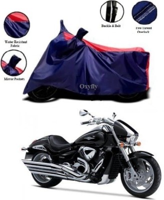 AutoRash Waterproof Two Wheeler Cover for Suzuki(Intruder, Blue, Red)