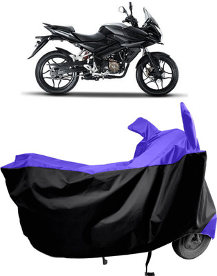 Amexride Two Wheeler Cover for Bajaj(Pulsar AS 150, Blue, Black)