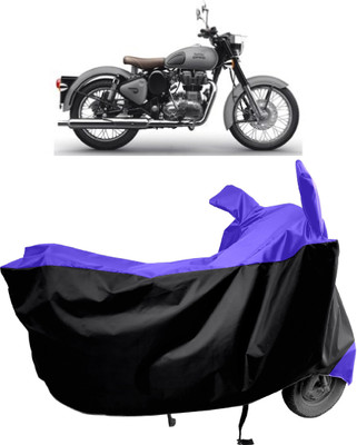 Amexride Two Wheeler Cover for Royal Enfield(Classic Gunmetal BS6, Multicolor)