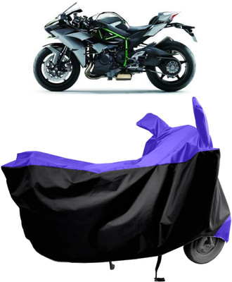 Amexride Two Wheeler Cover for Kawasaki(Ninja H2R, Multicolor)