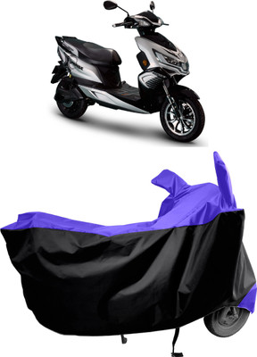 Amexride Two Wheeler Cover for Okinawa(i-Praise, Blue, Black)