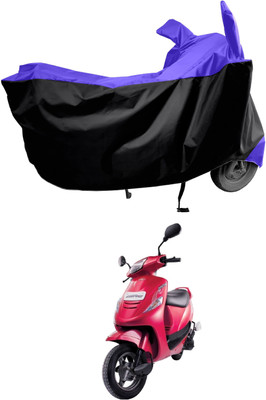 Amexride Two Wheeler Cover for Mahindra(Kine, Blue, Black)