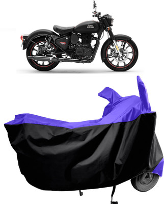 Amexride Two Wheeler Cover for Royal Enfield(Classic Stealth Black BS6, Multicolor)