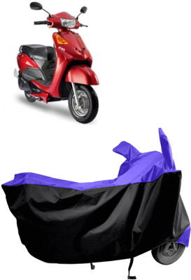 Amexride Two Wheeler Cover for Indus(Yo EXL, Black, Blue)
