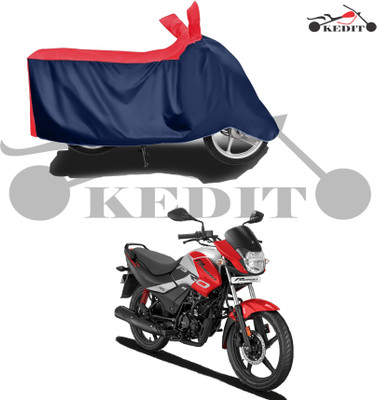 KEDIT Waterproof Two Wheeler Cover for Hero(Passion Pro, Red, Blue)