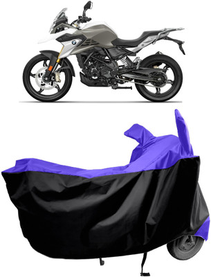 Amexride Two Wheeler Cover for BMW(G 310 GS, Black, Blue)