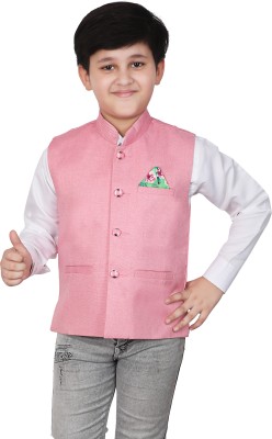 Qitty waistcoat Solid Boys Suit