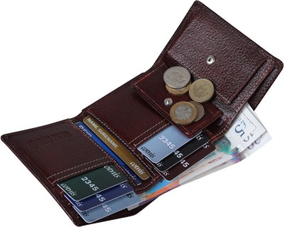 Cotnis Men Casual, Formal, Trendy, Travel Brown Genuine Leather Wallet(6 Card Slots)