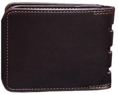 WOOD BAZAR Men Brown Artificial Leather Wallet(6 Card Slots)