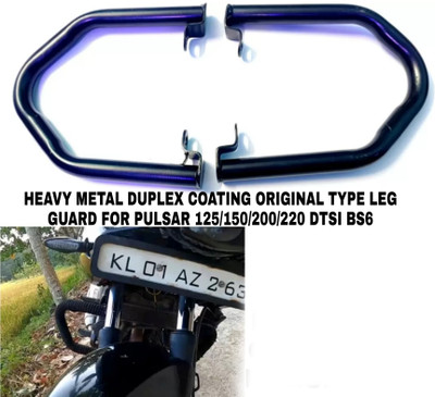 Aklin Boky HEAVY METAL DOUBLE COATING LEG GUARD FOR 220 Bike Crash Guard(Bajaj)