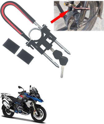 AutoGnix Bike Front Shocker Lock Wheel Lock For 1200 GS Wheel Lock(Black, Red)