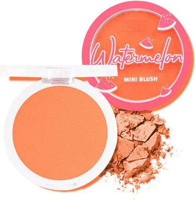 MYEONG matte mini blusher I pocket blusher I matte mini cheek pearls blusher(orange)