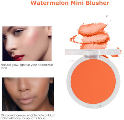 MYEONG Beauty makeup base blusher mini blusher palette for Face makeup(watermelon)