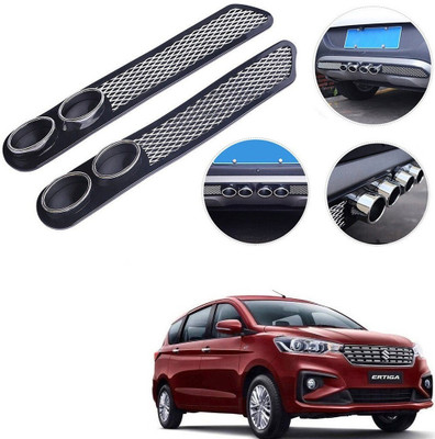 Qiisx Plastic Car Bumper Guard(Black, Pack of 2, Maruti, Ertiga)