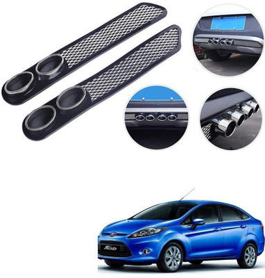 Qiisx Plastic Car Bumper Guard(Black, Pack of 2, Ford, Fiesta Old)