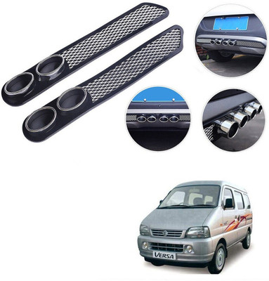 Qiisx Plastic Car Bumper Guard(Black, Pack of 2, Maruti, Versa)