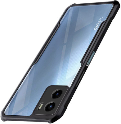 ONCRAVES Back Cover for vivo Y15s(Black, Shock Proof, Pack of: 1)