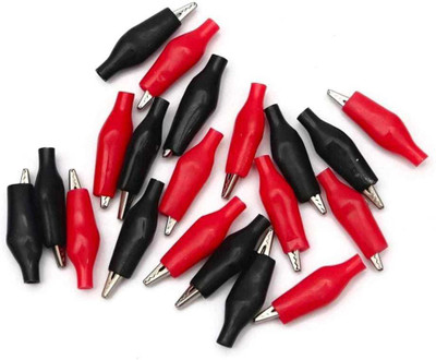 SSV CARE Crocodile Alligator Clip for DIY Kit - Pack of 10 Electronic Components Electronic Hobby Kit
