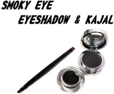 ADJD Studios Touch Gel Kajal Eyeliner Cake 24H Long Lasting Waterproof 2 In I 7 g(BLACK)