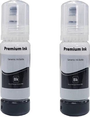 ZOKIO Ink Refill for Epson 001 , 003 , L3200 , L3210 , L3211 , L3215,L3216,L3250,L3252 Black - Twin Pack Ink Bottle