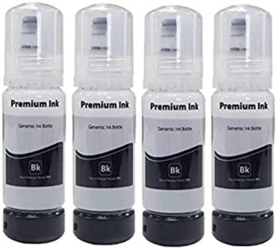ZOKIO INK Black Pack Of 4 For 001/ 003 for Epson L1110,L3110,L3150,L5190,L4160,L616 Black Ink Bottle