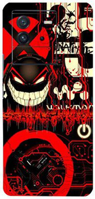 BUGGU Red Graffiti For Iqoo Neo 6 5G Skin Guard, IQOO NEO 6 5G Mobile Skin(Red Graffiti With High Matte Finish.)