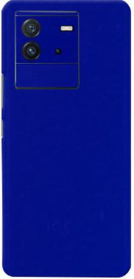 BUGGU Blue Matte For Iqoo Neo 6 5G Skin Guard, IQOO NEO 6 5G Mobile Skin(Blue Matte With High Matte Finish.)