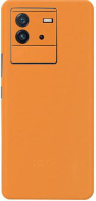 BUGGU Orange Matte For Iqoo Neo 6 5G Skin Guard, IQOO NEO 6 5G Mobile Skin(Orange Matte With High Matte Finish.)
