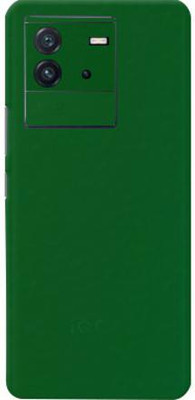 BUGGU Moss Green Matte For Iqoo Neo 6 5G Skin Guard, IQOO NEO 6 5G Mobile Skin(Moss Green Matte With High Matte Finish.)