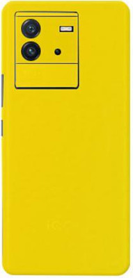 BUGGU Yellow Matte For Iqoo Neo 6 5G Skin Guard, IQOO NEO 6 5G Mobile Skin(Yellow Matte With High Matte Finish.)