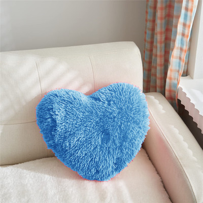 PICKKART Microfibre Solid Cushion Pack of 1(Blue)