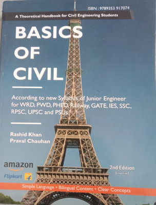 A Theoretical Handbook For Civil Engineering Students, Basics Of Civil(ISBN : 9789353917074, Hindi, Rashid Khan, Praval Chauhan)