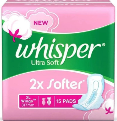 Whisper Ultra Soft XL Wings ( 15 pads ) Sanitary Sanitary Pad
