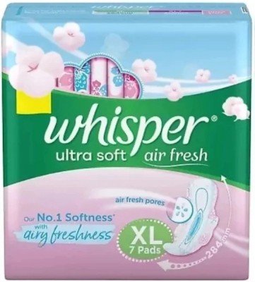 Whisper Ultra Soft air fresh XL ( 7 pads ) Sanitary Sanitary Pad