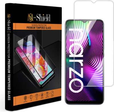 MS-Shield Edge To Edge Tempered Glass for Realme Narzo 20(Pack of 1)