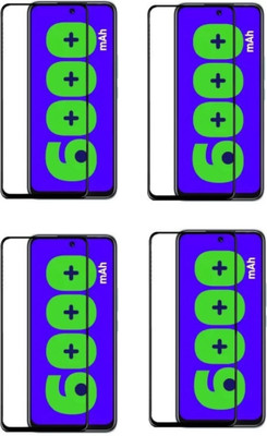 ISAAK Edge To Edge Tempered Glass for Infinix Hot 12 Play Edge to Edge, Full Glue, 11D Tempered Glass(Pack of 4)