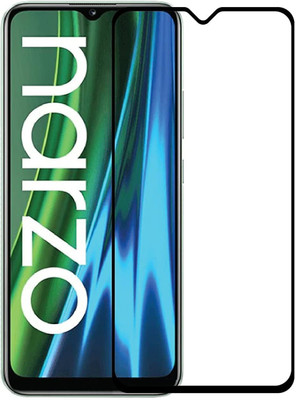 MD SmartBuy Edge To Edge Tempered Glass for Realme Narzo 50A(Pack of 1)