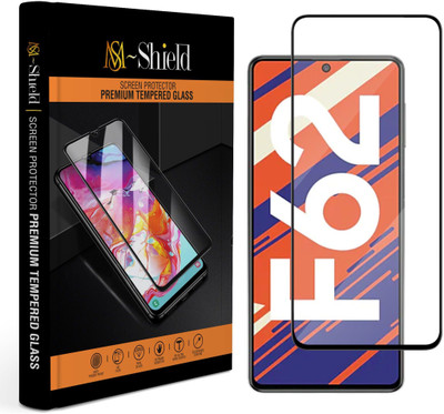 MS-Shield Edge To Edge Tempered Glass for Samsung Galaxy F62(Pack of 1)