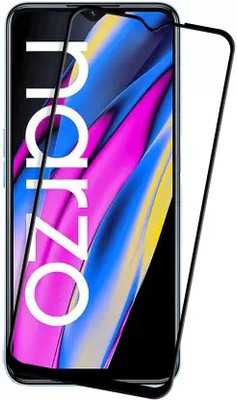 VISHZONE Edge To Edge Tempered Glass for Realme Narzo 50A Prime(Pack of 1)