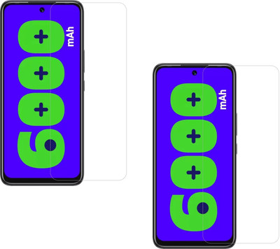 ISAAK Tempered Glass Guard for Infinix Hot 12 Play(Pack of 2)