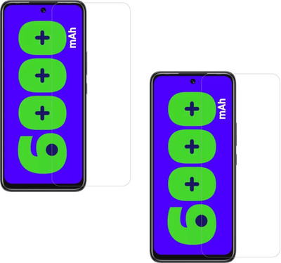 ISAAK Tempered Glass Guard for Infinix Hot 12 Play(Pack of 2)