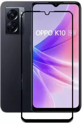 VISHZONE Edge To Edge Tempered Glass for OPPO K10 5G(Pack of 1)