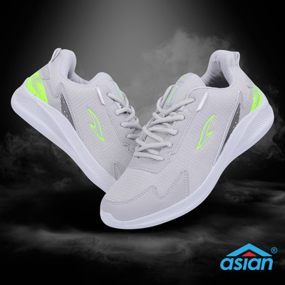 asian Newton-01 Grey Sports,Casual,Walking,Training,Gym,Stylish Sneakers For Men(Grey , 6)